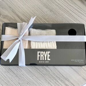 Frye Super Soft Boot Socks 3 Pairs Size 4-10 NWT